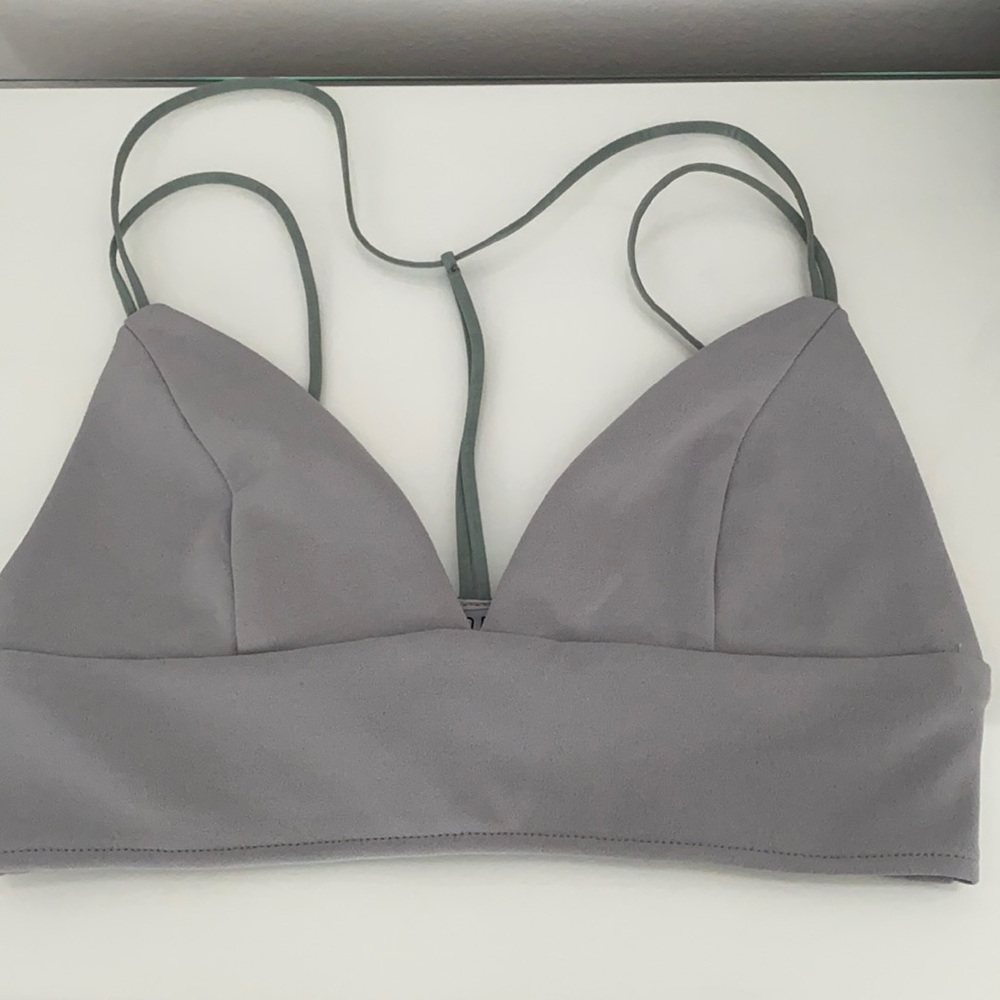 Tobi Gray Crop Top